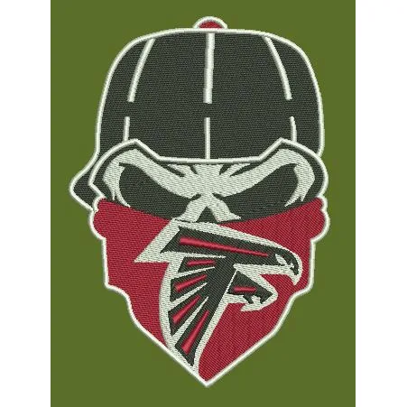 Aviator Bandana Mask Embroidery Design
