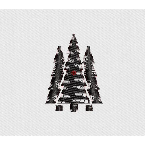 Tree Embroidery Design