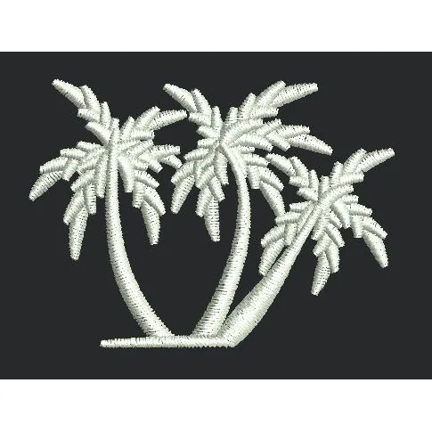 Palm Tree Embroidery Design