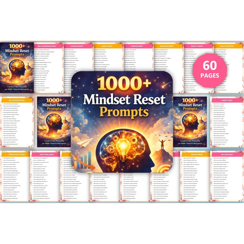 Mindset Reset Prompts for Personal Growth