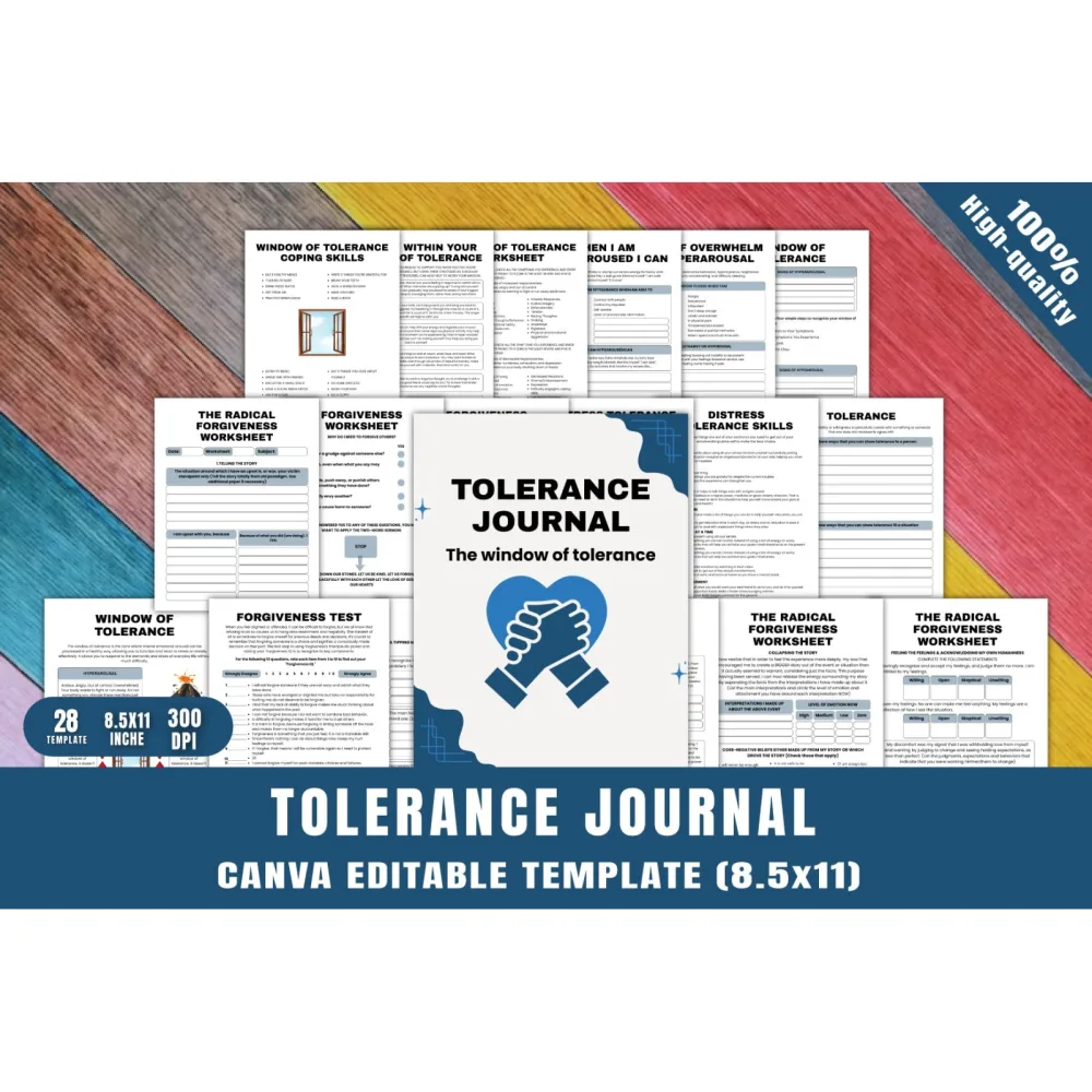Tolerance Journal: Enhance Your Mindfulness