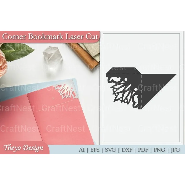 Mandala Corner Bookmark SVG Bundle
