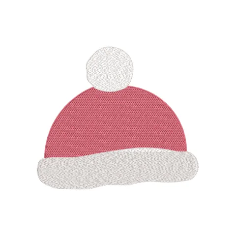 Santa Cap Embroidery Design