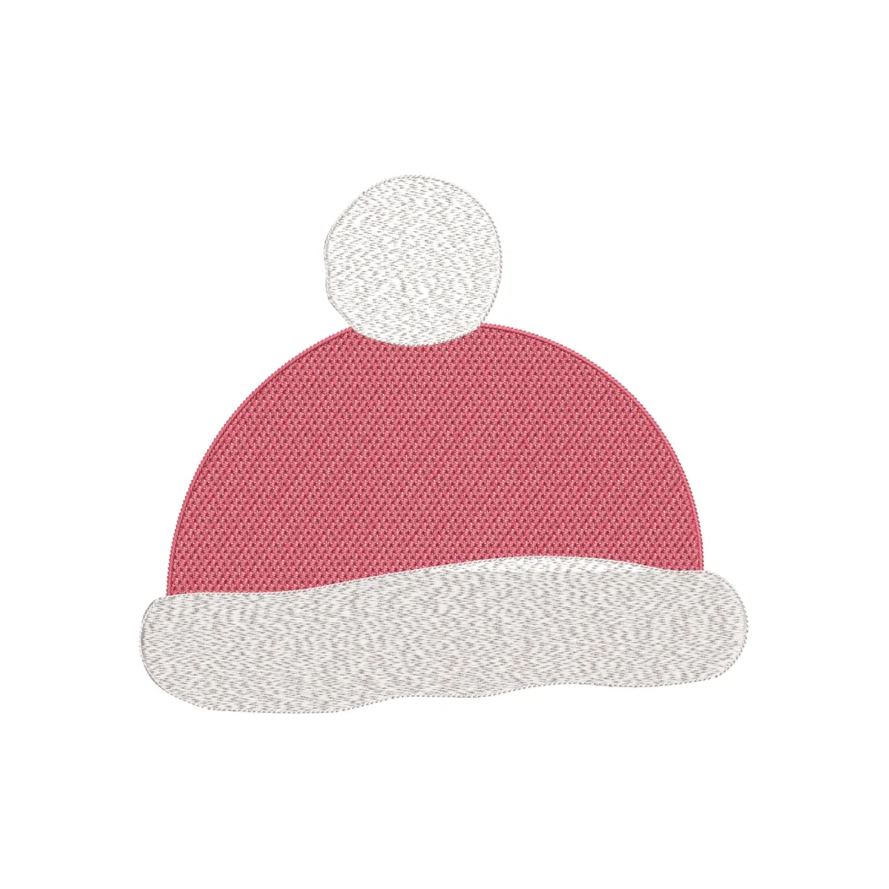 Santa Cap Embroidery Design
