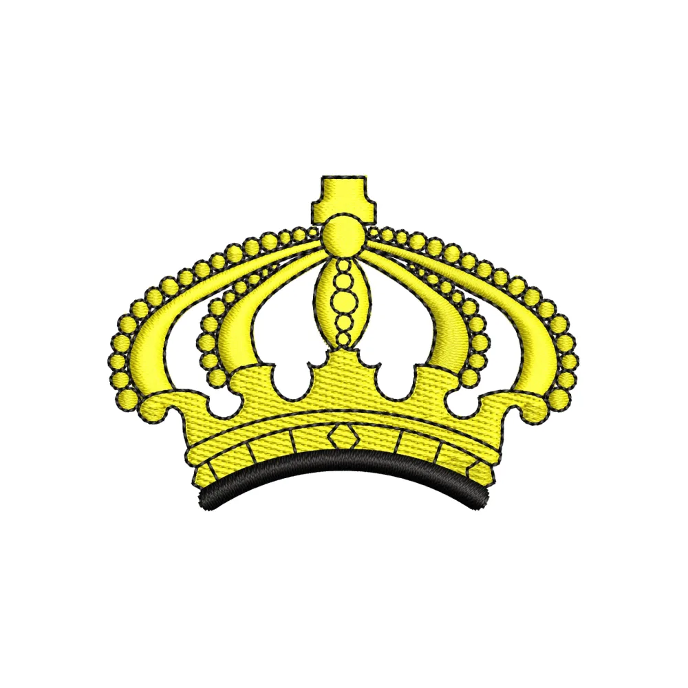 Crown Beauty Embroidery Design