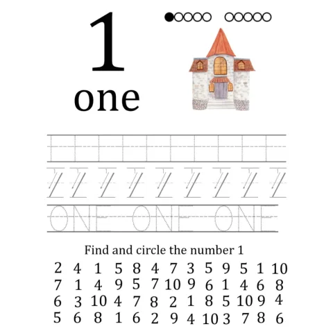 Halloween Number Tracing and Counting Busy Binder