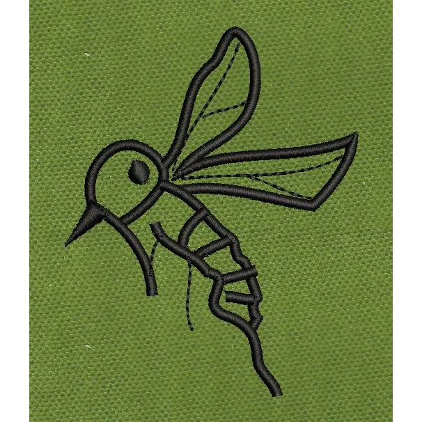 Minimalist Mosquito Embroidery Design