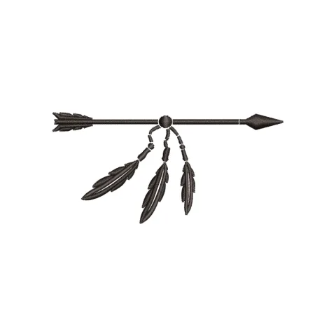 Tribe Arrow Embroidery Design
