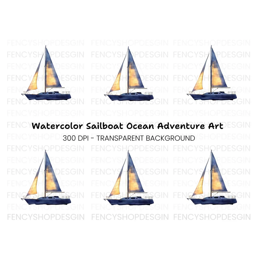 Sailboat Clipart Bundle