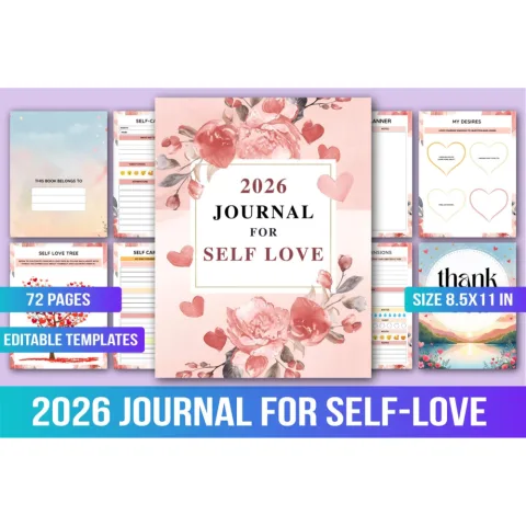 Self Love Journal for Personal Growth