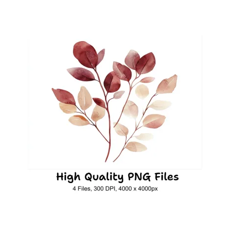Autumn Leaves Clipart Bundle