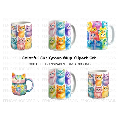 Cat Clipart Bundle