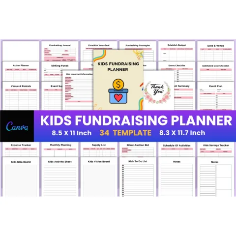Kids Fundraising Planner