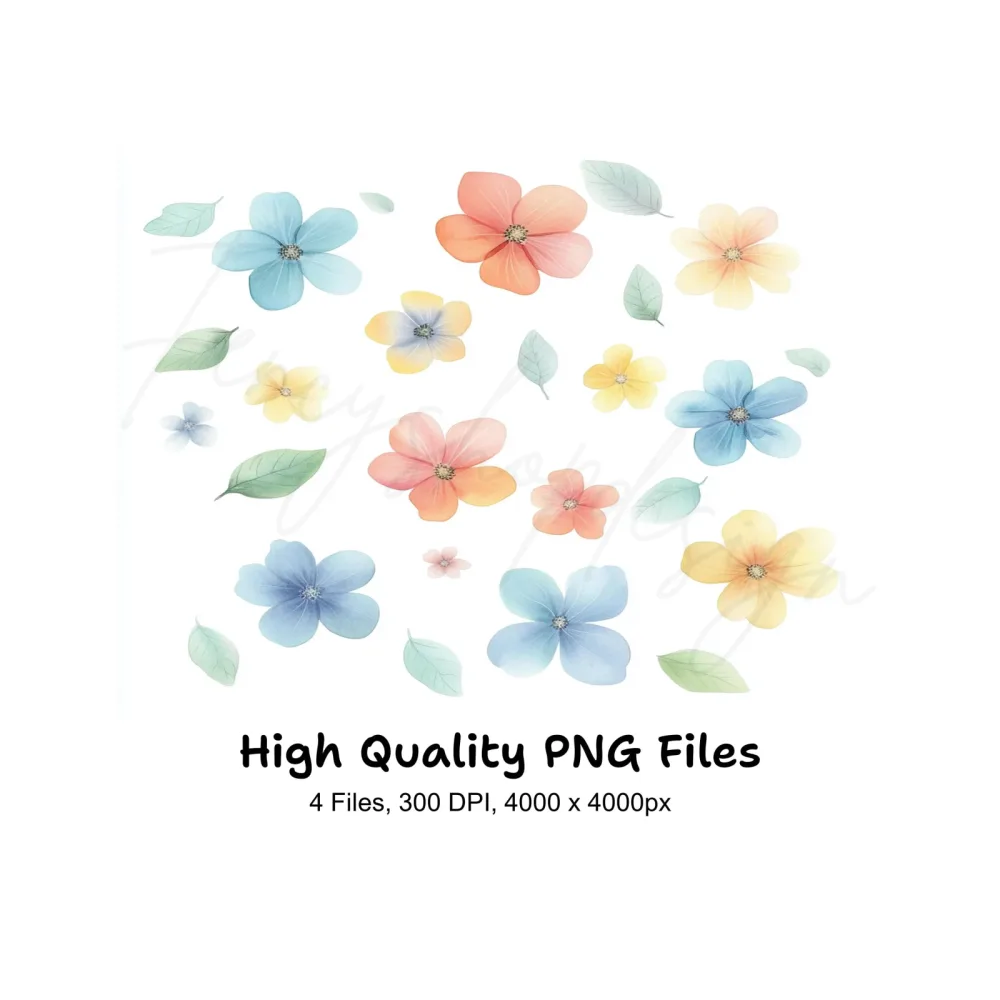 Floral Clipart Bundle