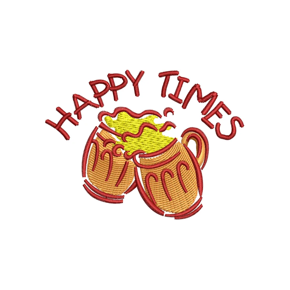 Beers Embroidery Design