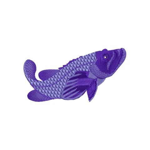 Reef Fishing Embroidery Design