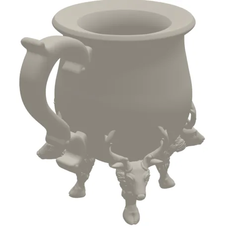 Santas Mug Can Insert 3D Print STL File