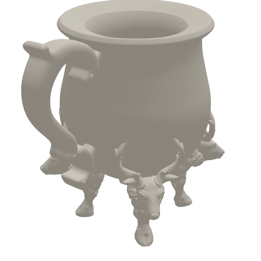 Santas Mug Can Insert 3D Print STL File
