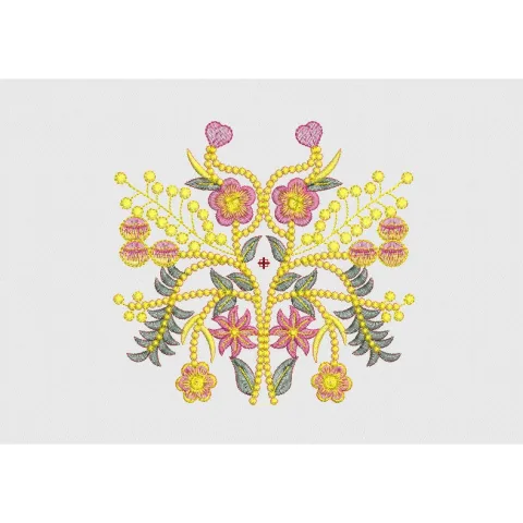 Flower Embroidery Design