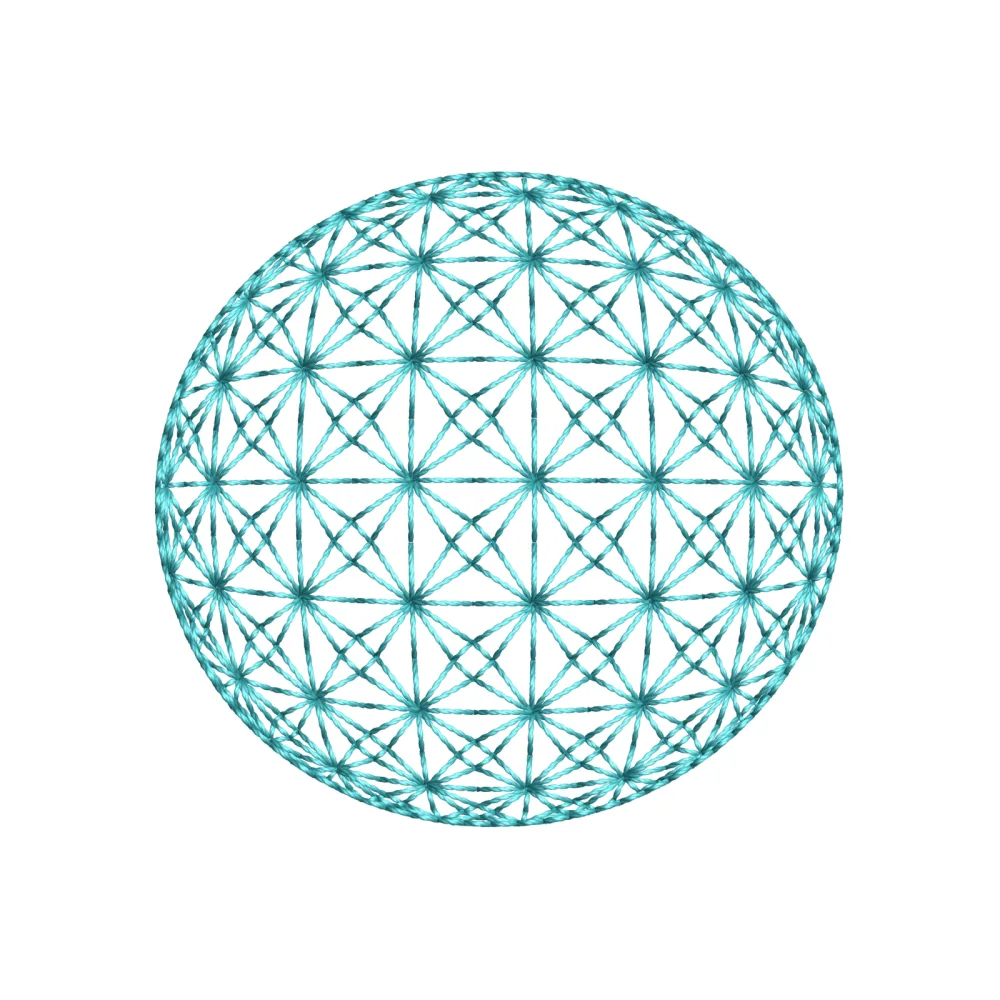 Ball Lace Embroidery Design