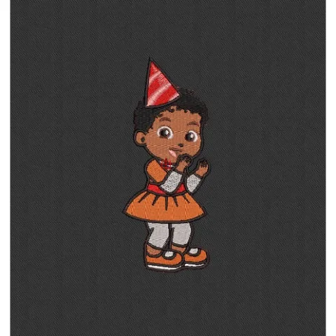 Kid Embroidery Design