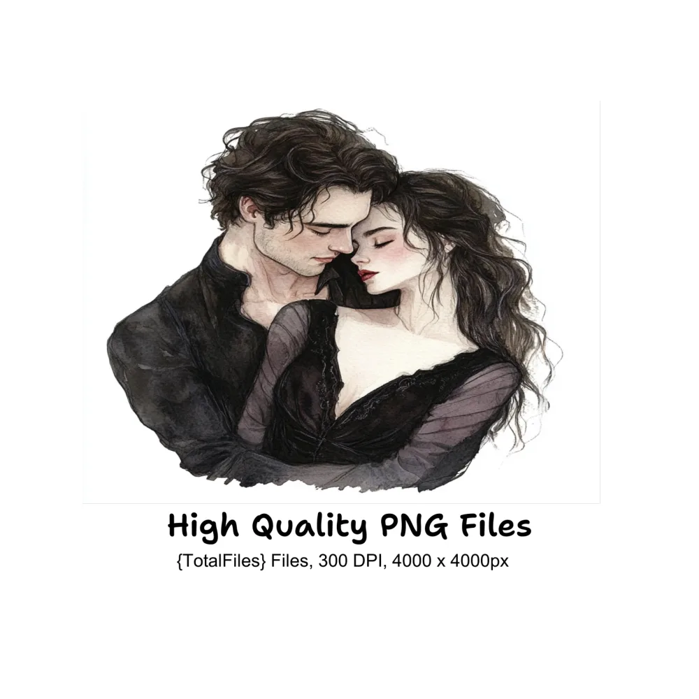 Romantic Couple Clipart Bundle