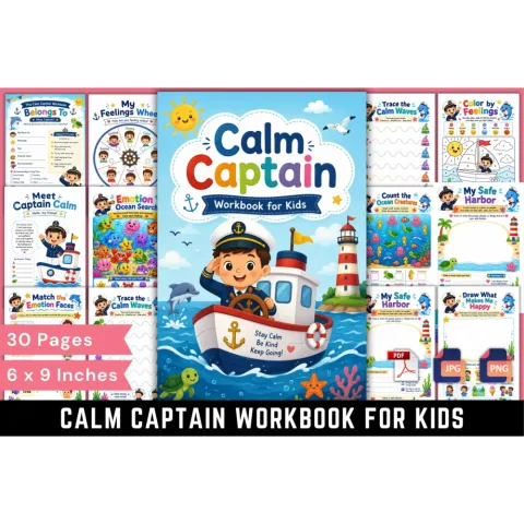 Calm Captain For Kids Workbook