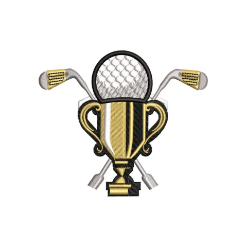Troffy Hockey Embroidery Design