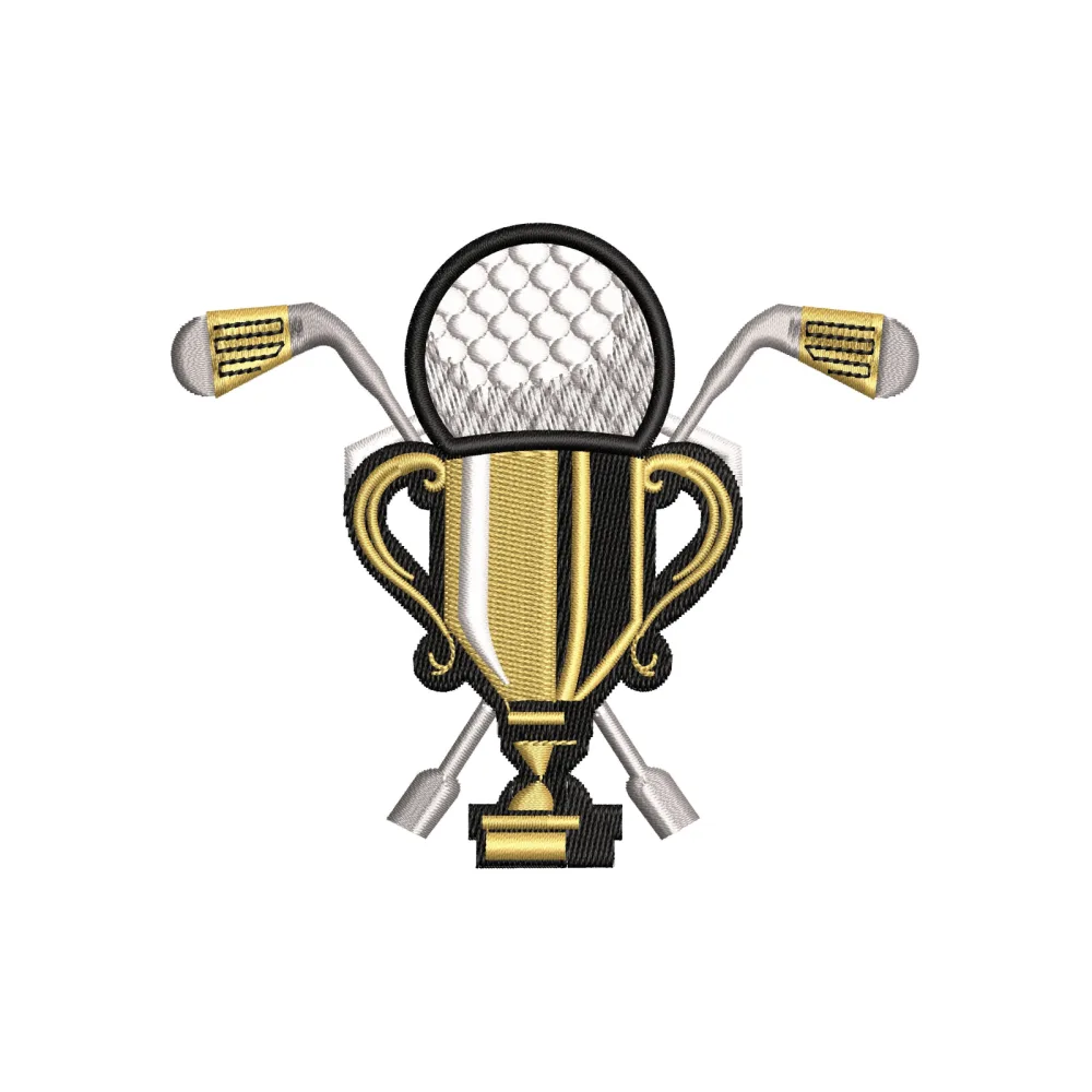 Troffy Hockey Embroidery Design