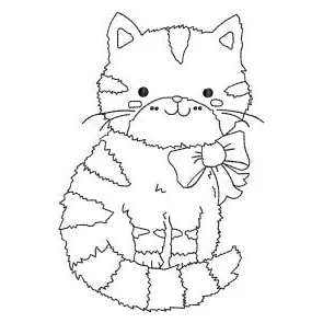 Cat Embroidery Design