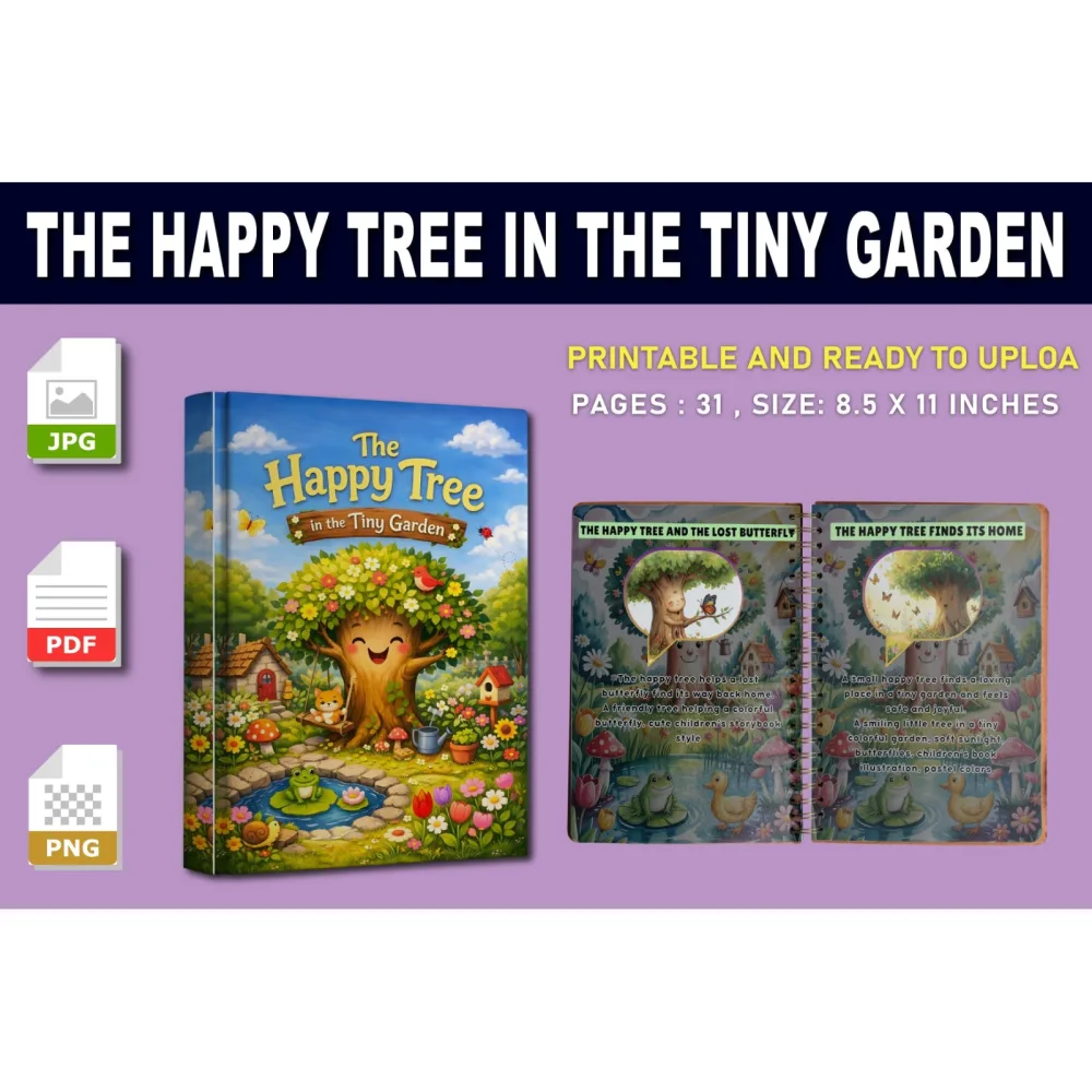 The Happy Tree in the Tiny Garden Book