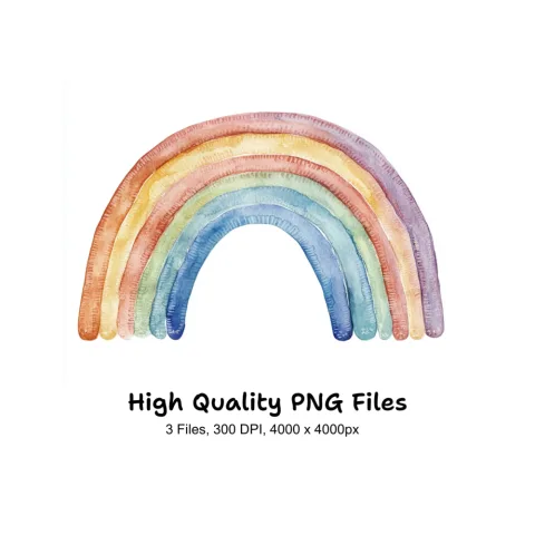 Rainbow Clipart Bundle