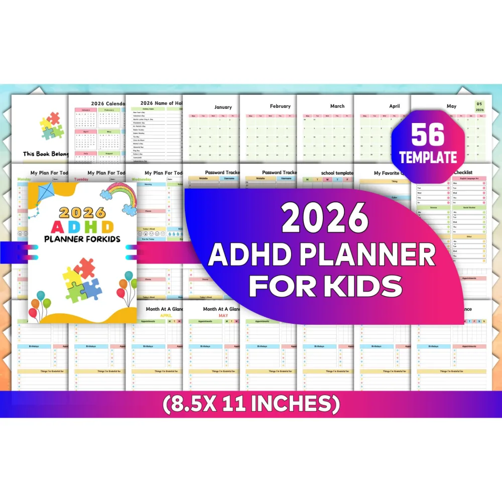 ADHD Planner for Kids