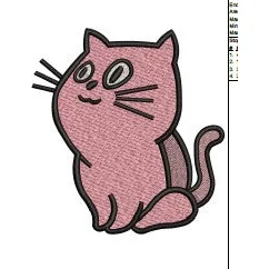 Cat Embroidery Design
