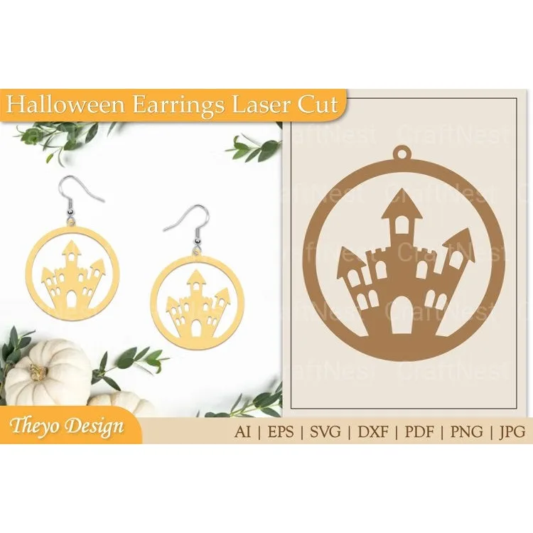 Halloween Earrings SVG Bundle