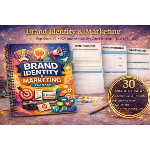 Brand Identity Marketing Planner
