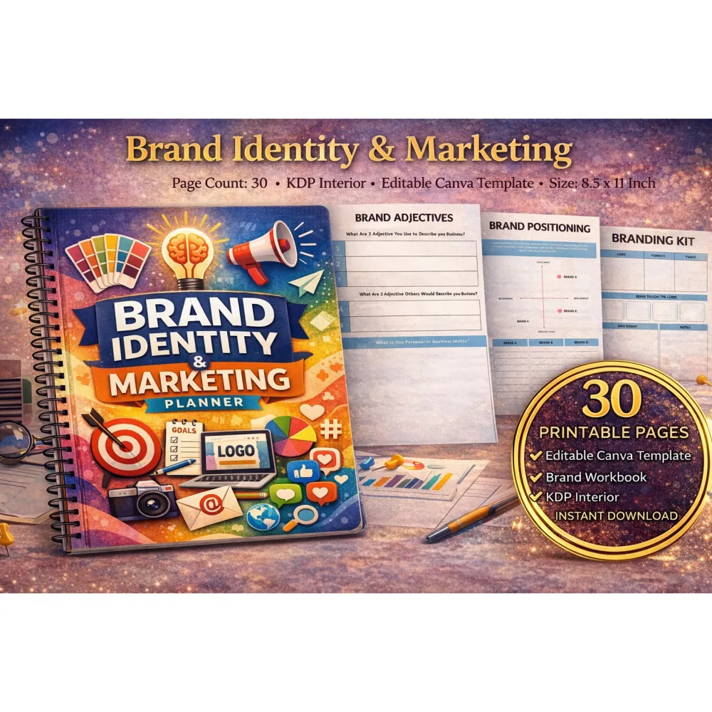 Brand Identity Marketing Planner