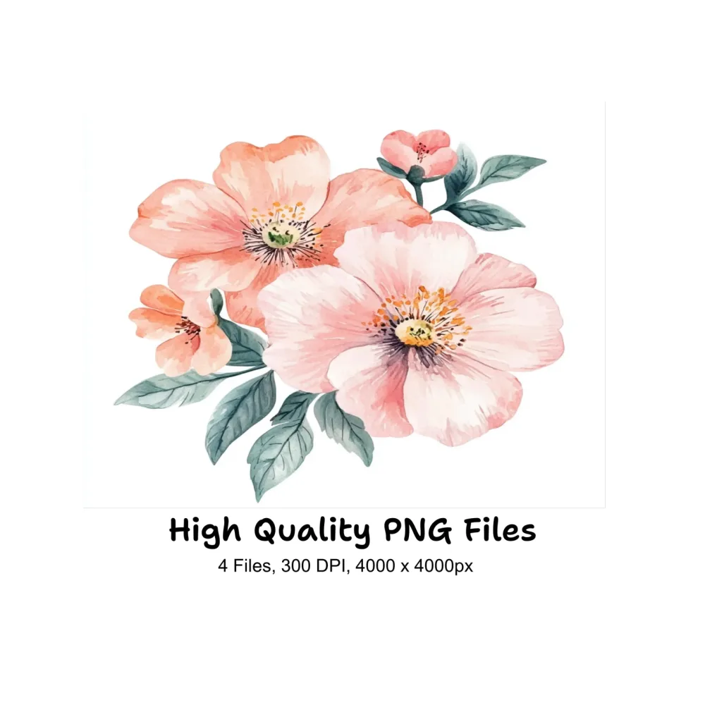 Floral Clipart Bundle
