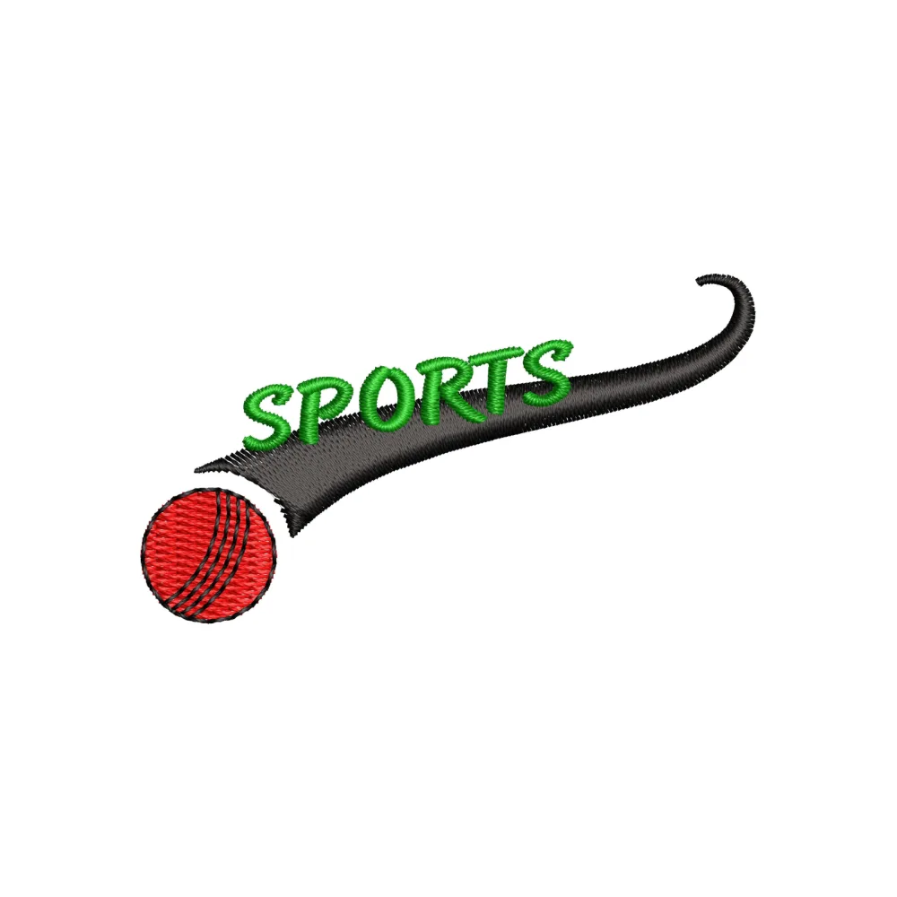 Sports Embroidery Design