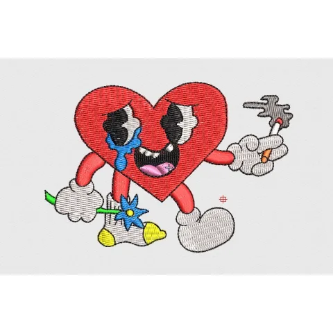 Heart Embroidery Design