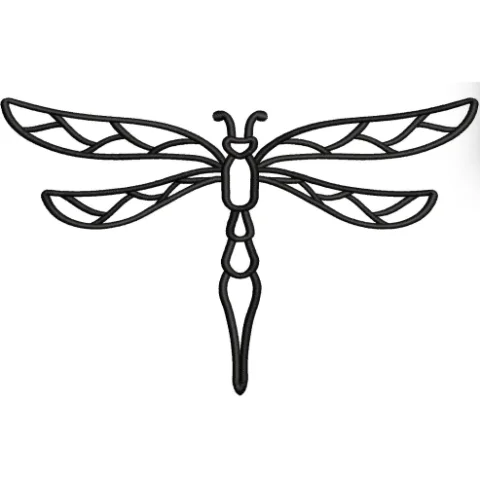 Dragonfly Embroidery Design