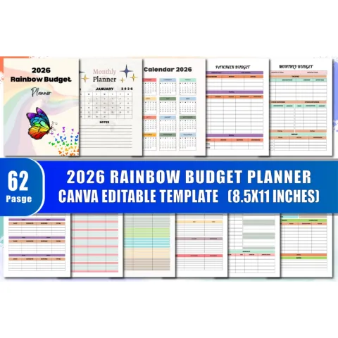 Rainbow Budget Planner