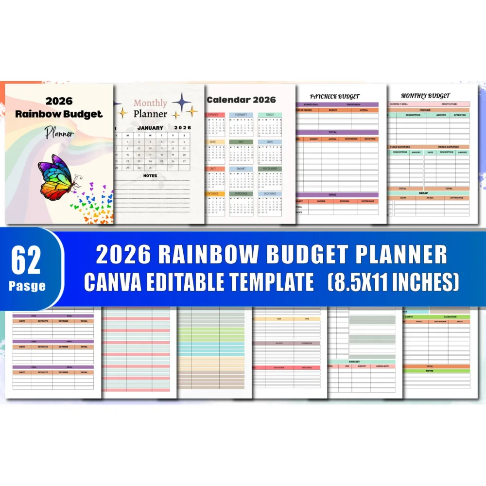 Rainbow Budget Planner