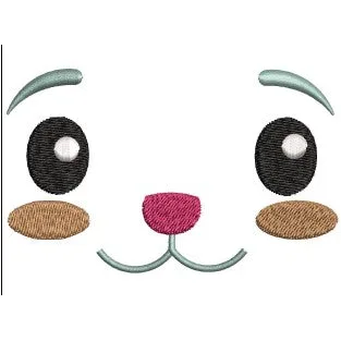 Cat Eyes Embroidery Design