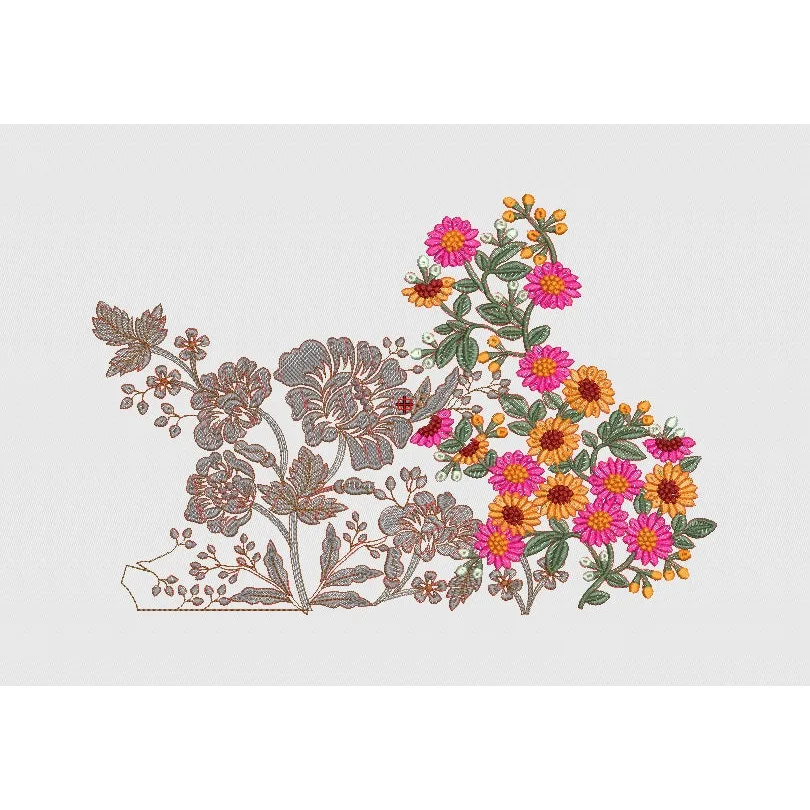 Flower Embroidery Design