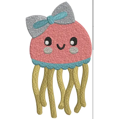 Jellyfishy Embroidery Design