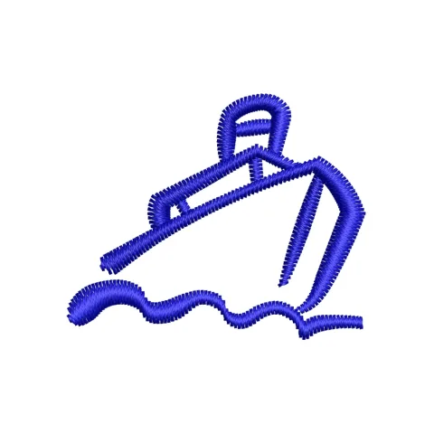 Boat Embroidery Design