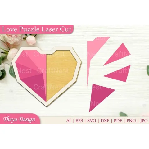 Love Puzzle SVG Bundle