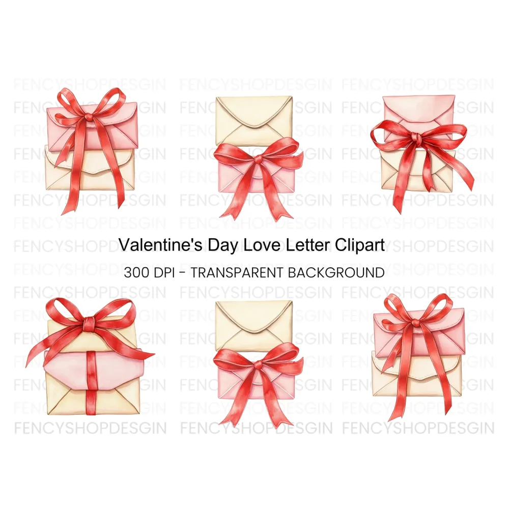 Love Letter Clipart Bundle