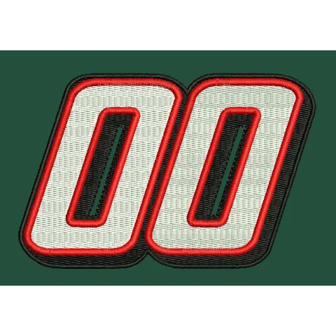 Two Zero Embroidery Design